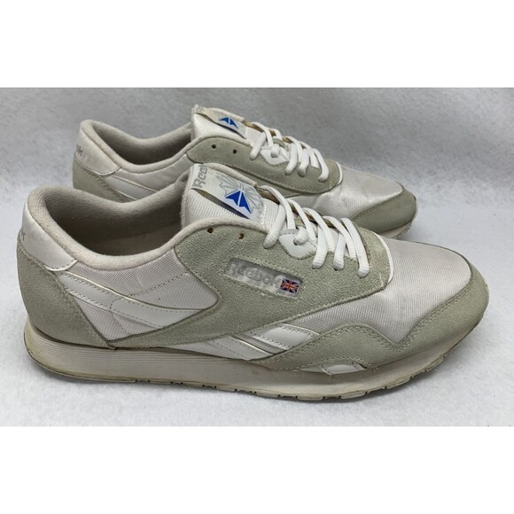 Reebok Classic 1Y3501 Mens Size 11.5 Sneakers Gray White Running Shoes - Picture 2 of 16